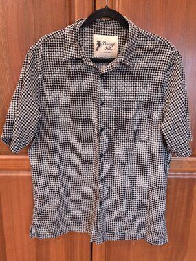 Vintage silk ca 1969 mens button down